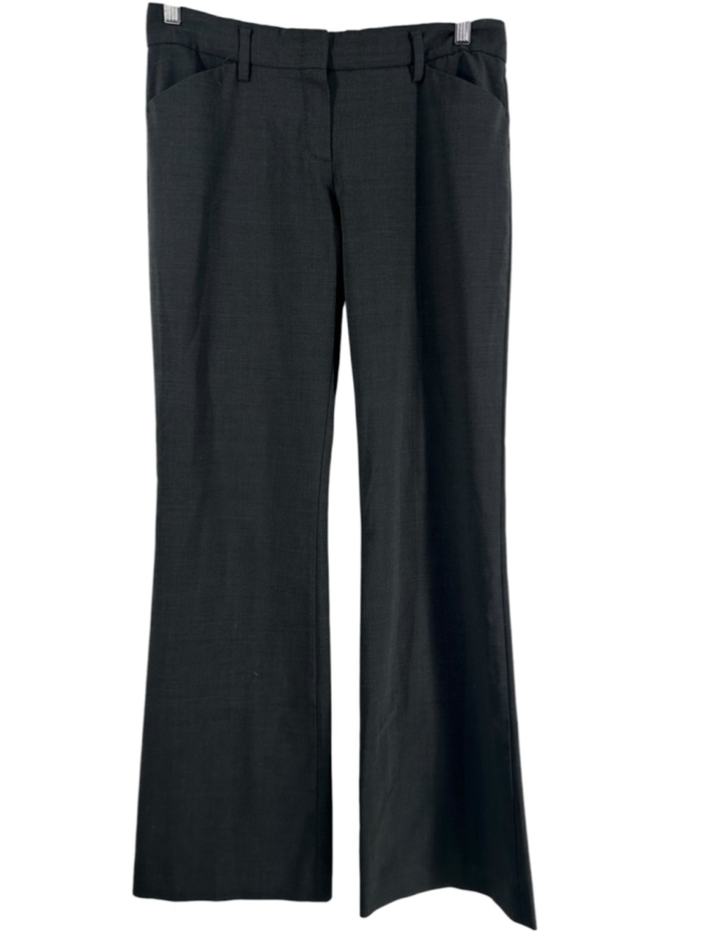 Aritzia Babaton Stretch Wool Pants grey bootcut career business minimalist sz 6